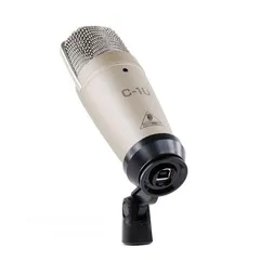  2 ميكرفون Behringer C-1U Professional Large-Diaphragm Studio Condenser USB Microphone