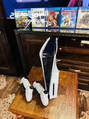  5 Playstation 5 Slim Blueray  بلاستيشن 5 سلم