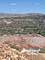  1 ارض للبيع 15دونم في كوبر للبيع ع قمه جبل عاليه ومطله ومرتفعه