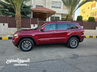  17 جيب جراند شيروكي موديل 2014 ليمتد بحالة الوكالة