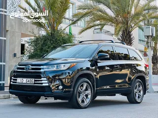  2 تويوتا هايلاندر هايبرد 2017   محرك 3500 cc  صنف ليمتد  6 مقاعد  اعلى صنف