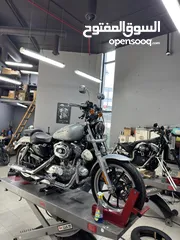  13 Harley sportster XL883 L بحالة الوكاله وصيانة الشركه