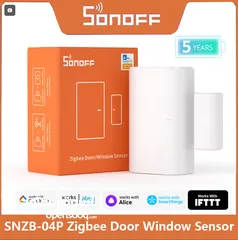  6 سونوف Zigbee حساسات ذكية  تحكم ذكي وأمان متكامل تعمل مع اليكسا SONOFF ZIGBEE WORK WITH ALEXA GOOGLE