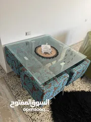  3 سفرة اكل زجاج بالكراسي