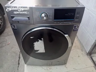  1 غسالة نوعية Midea 9k inverter  شغاله 100%