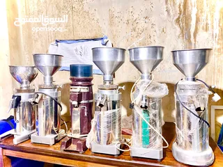  4 مطاحن قهوة ،ماكنات زكي نصر ،حلبي ،عاليه ،النحاس ،الأندلس، بوغص تب نظافه