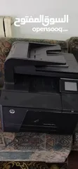  1 طابعه مع scanner hp