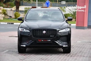  6 جاكوار F PACE R DYNAMIC موديل 2023 مواصفات خليجيه