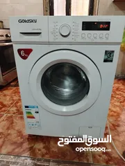  1 غساله جولد سكاي بحاله ممتازه
