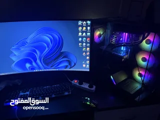  3 كمبيوتر للبيع جيمنج  استعمال شهر