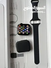  1 ساعة ابل الجيل الثامن مقاس (45) بحالة الوكالة  النسخة الرياضية Apple wacth series 8 (45mm) sport
