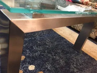  10 طاوله وسط زجاج( سكريت 10ملم )  وستنالس  دنماركيه