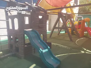  5 أثاث روضة كامل للبيع  و كذلك العاب داخلية و خارجية  للبيع