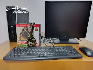  1 جهاز HP مستعمل بحالة جيدة جدا مع المستلزمات