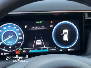  9 هونداي توسان/2022 فل الفل بدون فتحة سقف  2x4 ///240Hp بنزين + كهرباء  ( Haybrid) 1600cc