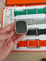  4 ساعه تتش كل التطبيقات جميله  جدا وتنشبك على الهاتف بلوتوثdt2  4in1 strap ultra watch ساعه ذكيه