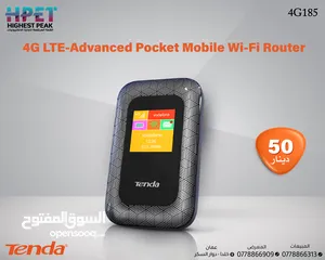  1 Tenda 4G185 جهاز توجيه Wi-Fi محمول 4G LTE-Advanced