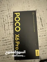  1 بوكو او poco x6 pro مستعمل فقط اسبوعين وبحالة ممتازة 512 Gb