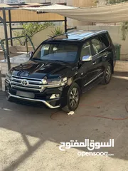  10 تويوتا لاندكروزر 2013 محول خارجي 2019 فحص كامل فل كامل اسود ملوكي