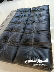  1 صوفا بيد كنباي مع بفه وتفتح ال سرير