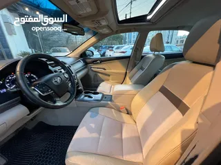  11 تويوتا كامري 2012 فل كامل XLE مع فتحة بحالة الوكالة للبيع كاش او اقساط من المالك مباشرة دفعة 5000