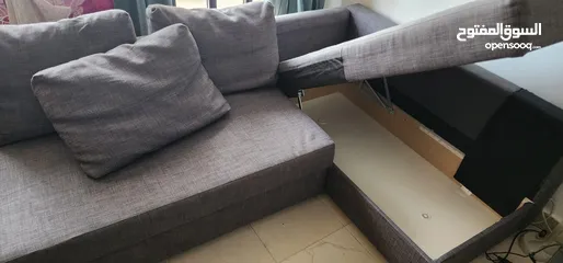  9 كنبة-سرير زاوية مع تخزين Corner sofa-bed with storage