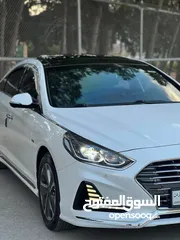  1 هونداي سوناتا 2018 فل ليميتد فحص كامل وارد كوري غرفة The camel مميزه