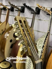  6 عود الكترك شامي احترافي لون بني مع كامل اغراض الاصليه بافضل سعر مفاتيح جيتار