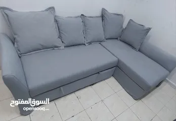  2 L Shape Sofa Come Bed For Sale Plus Storage