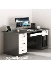  4 مكتب دراسة وعمل عصري – تصميم ذكي ومساحة عملية   تصميم عصري بلون هادئ يناسب كل الديكورات الح