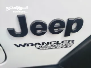  16 2020 Jeep wrangler unlimited Sport 4 doors gcc