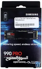  1 M.2 samsung 990 PRO size 1TB حبة فقط