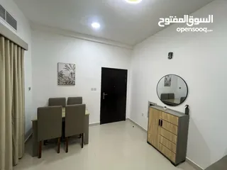  6 للإيجار الشهري أول ساكن شقة غرفة وصالة مفروشة في عجمان منطقة الجرف