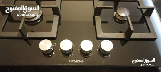  6 طباخ غاز نوع SIEMENS استعمال خفيف جدا