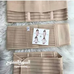  8 مشد النفاس الثلاثي الاصلي  مشد ما بعد الولاده 3 قطع متوفر كل المقاسات مشدات تنحيف