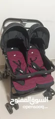  1 عرباية أطفال Twin stroller