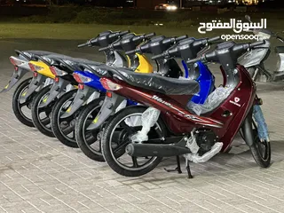  5 دراجات 110 cc جديد