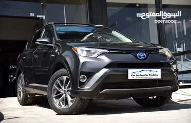  1 تويوتا راف فور هايبرد بحالة الوكالة فل اضافات Toyota Rav4 XLE Hybrid 2017