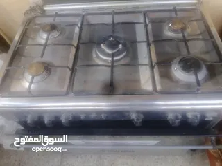  5 غاز وفرن مستعمل بسعر. مغري بحاله جيده النوع national green