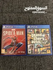  1 Spider man & GTA 5 PS4