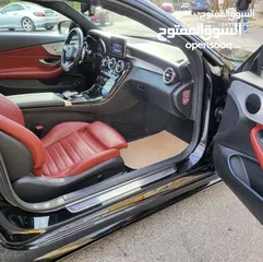  7 مرسيدس C180 كوبيه بحالة الوكالة AMG كت اصلي وارد غرغور