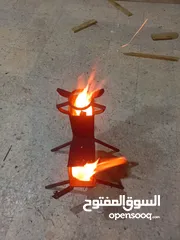  4 موقد حطب للتخييم جديد تفصيل