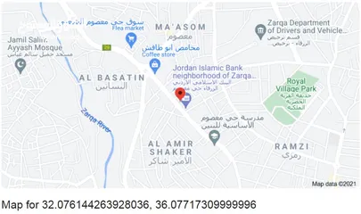  23 ثلاثة محلات تجارية للإيجار بدون خلو في موقع مميز في الزرقاء السوق التجاري قرب دوار معصوم شارع رئيسي