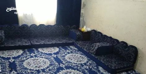  2 مد عربي +سجادة+برادي  المد بلون الأزرق