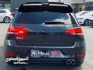  2 جولف Golf Tsi MK7.5 موديل 2018  بحالة الوكالة تسيير 2021  السيارة فللل اضافات