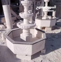  22 عرض على نوافير وشلالات وبابكيو حواض زريعه جميع انواع الحجر البناء والديكورات