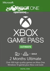  1 Xbox game pass 2 months ( VPN / USA )