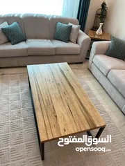  17 طاولة سفرة خشب طبيعي