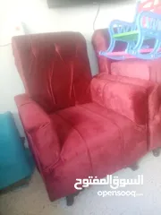  4 طقم كنب بحال الوكاله سبع مقاعد للبيع بسعر مناسب