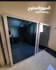  1 شبابيك المنيوم دبل جلاس بحال الوكاله عدد 10